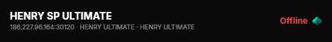 HENRY SP ULTIMATE live status badge