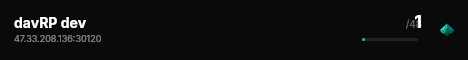 davRP dev live status badge
