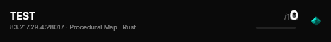 TEST live status badge