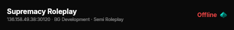 Supremacy Roleplay live status badge