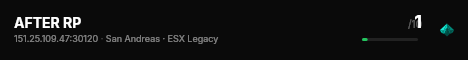 AFTER RP live status badge