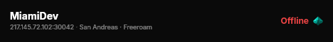 MiamiDev live status badge