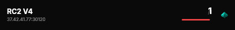 RC2 V4 live status badge