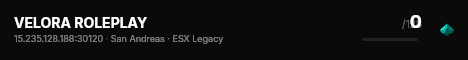 VELORA ROLEPLAY live status badge