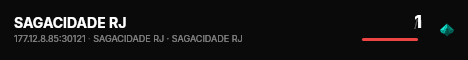 SAGACIDADE RJ live status badge