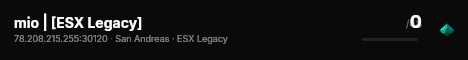 swrver | [ESX Legacy] live status badge
