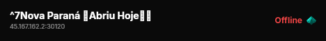 ^7Nova Paraná ⌠Abriu Hoje⌡🦊 live status badge