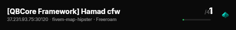 [QBCore Framework] Hamad cfw live status badge