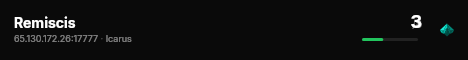Remiscis live status badge
