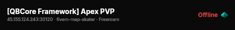 [QBCore Framework] Apex PVP live status badge
