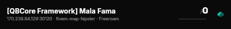 [QBCore Framework] Mala Fama live status badge