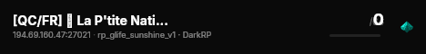 [QC/FR] 🍁 La P'tite Nation | FunRP | VIP Gratuit | Débutant live status badge