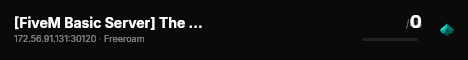 [FiveM Basic Server] The Bitty live status badge