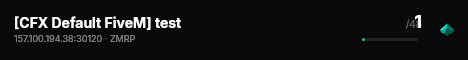 [CFX Default FiveM] test live status badge