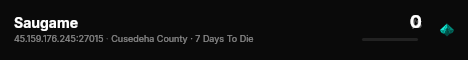 Saugame live status badge