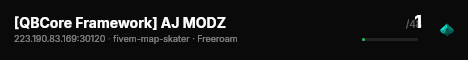 [QBCore Framework] AJ MODZ live status badge