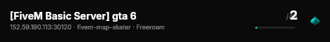 [FiveM Basic Server] gta 6 live status badge