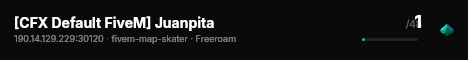 [CFX Default FiveM] Juanpita live status badge