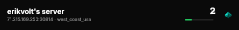 erikvolt's server live status badge