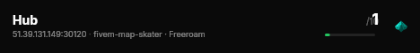 Hub live status badge