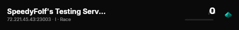 SpeedyFolf's Testing Server For 123robot's Production Server - Main - 1.7 live status badge