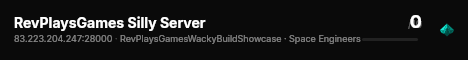 RevPlaysGames Silly Server live status badge