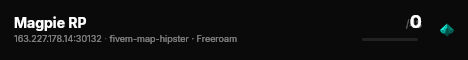 Magpie RP live status badge