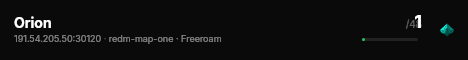 Orion live status badge