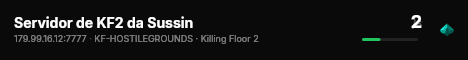Servidor de KF2 da Sussin live status badge