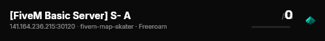 [FiveM Basic Server] S- A live status badge