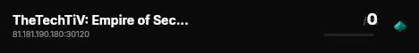 TheTechTiV: Empire of Secrets live status badge
