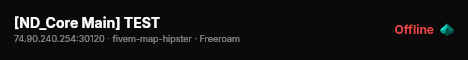 [ND_Core Main] TEST live status badge
