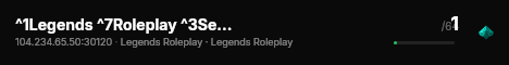^1Legends ^7Roleplay ^3Season 1 live status badge