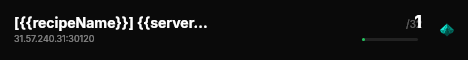 [{{recipeName}}] {{serverName}} live status badge