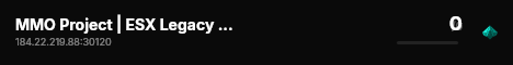 MMO Project | ESX Legacy Server live status badge