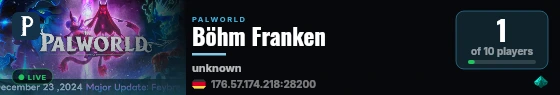 Böhm Franken live status badge
