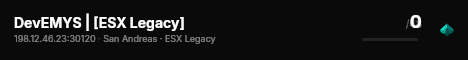 DevEMYS | [ESX Legacy] live status badge