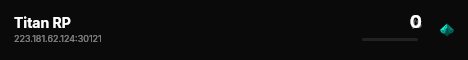 Titan RP live status badge