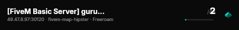 [FiveM Basic Server] gurugameryt live status badge