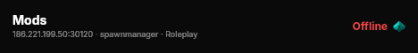 Mods live status badge