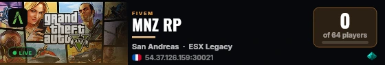 MNZ RP live status badge