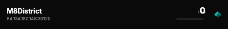 M8District live status badge