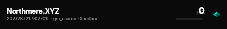 Northmere.XYZ live status badge