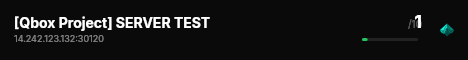 [Qbox Project] SERVER TEST live status badge