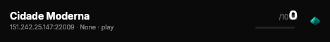 Cidade Moderna live status badge