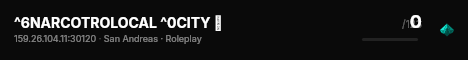 ^6NARCOTROLOCAL ^0CITY 🍁 live status badge