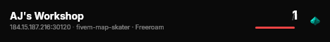 AJ's Workshop live status badge