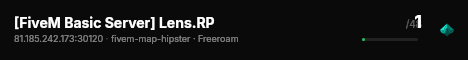 [FiveM Basic Server] Lens.RP live status badge