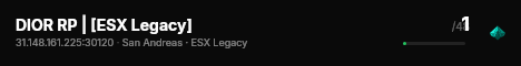 DIOR RP | [ESX Legacy] live status badge
