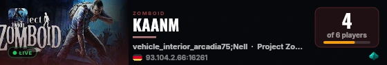 KAANM live status badge